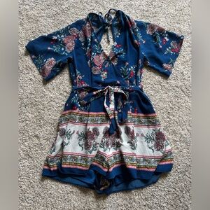 Womens romper | Size M | THREE PINK HEARTS